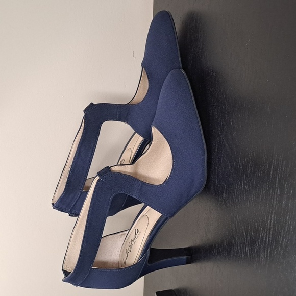 Ladies Life Stride Giovanna 2 Heels Blue Size 10 - Picture 2 of 12